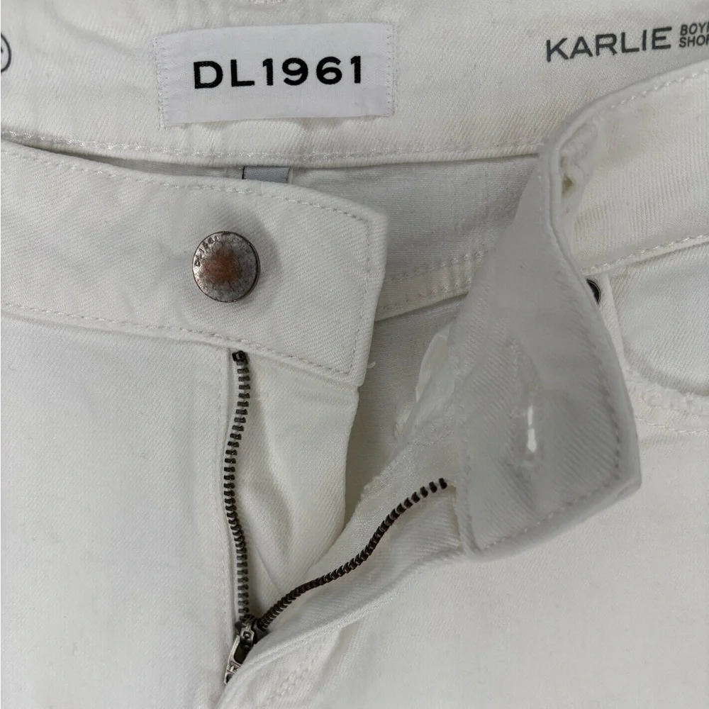 DL1961 Karlie Puro Denim Boyfriend Shorts - Picture 3 of 9